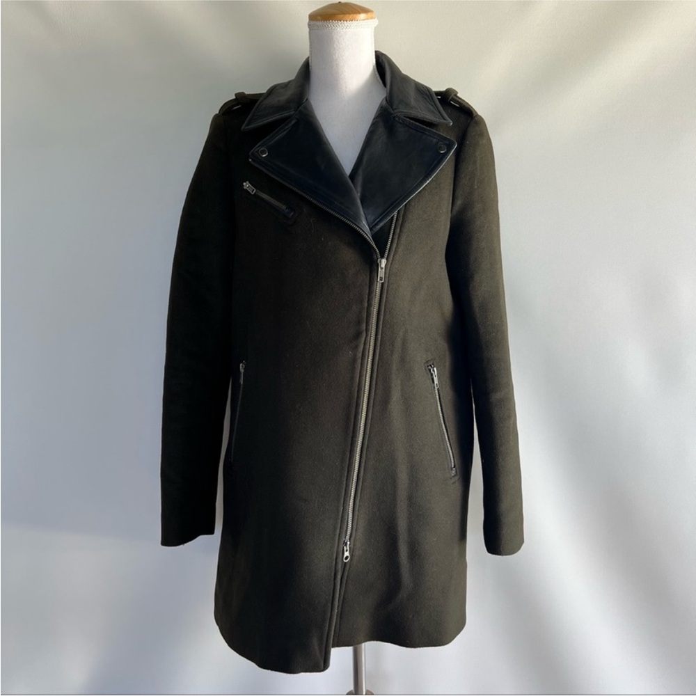 Soia & Kyo Wool and Leather Coat - sz L